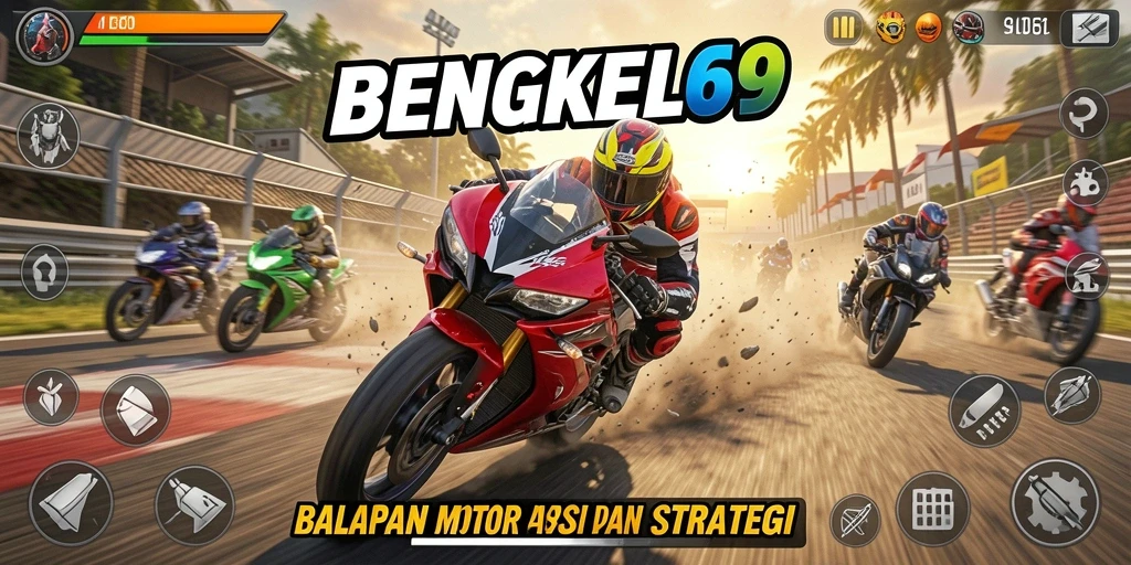 Tampilan gameplay BENGKEL69 yang penuh aksi dan grafis yang menawan.
