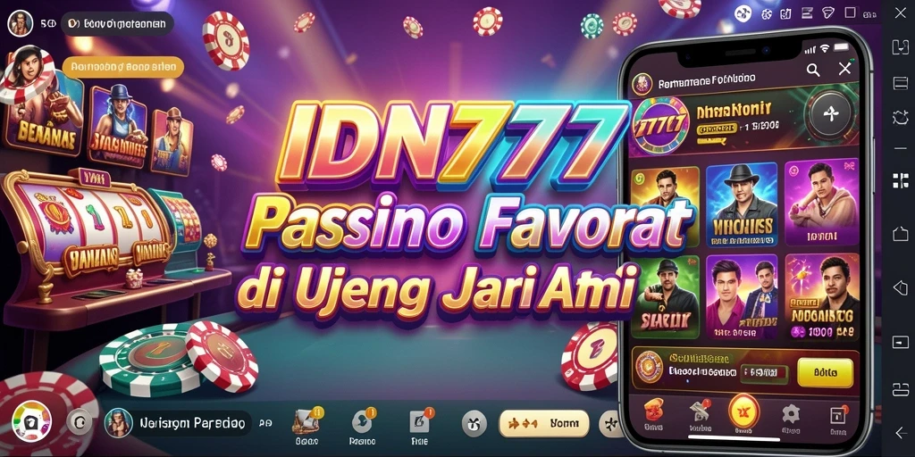 Screenshot gameplay IDN777 menampilkan suasana kasino yang mendebarkan.