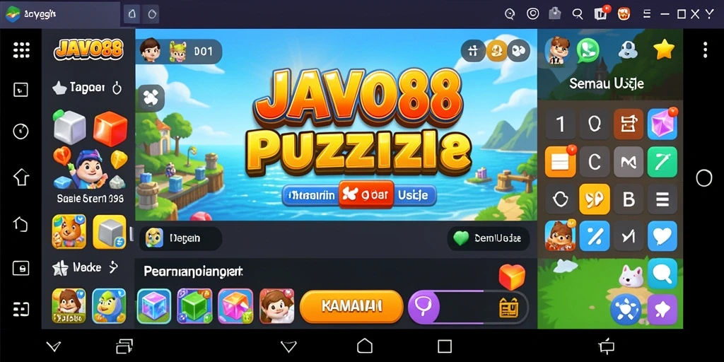 Tampilan gameplay JAVO88 yang menantang dan seru.
