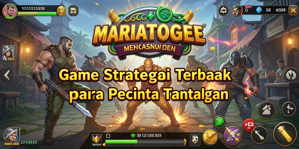 Tampilan gameplay <strong>MARIATOGEL</strong> yang menarik dan strategis.
