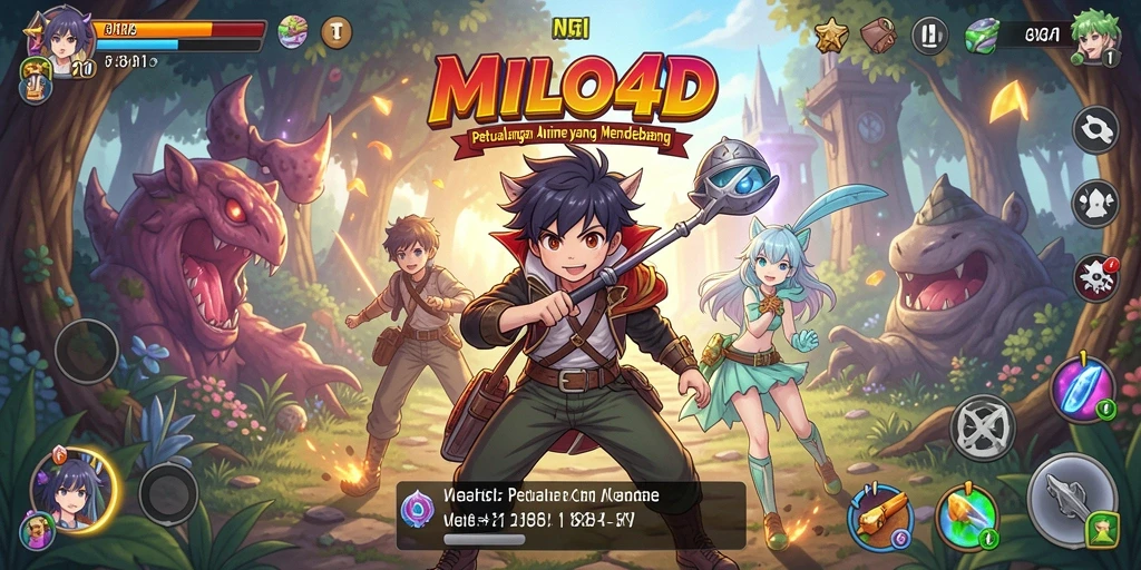 Menampilkan pertarungan mendebarkan dalam gameplay Anime.