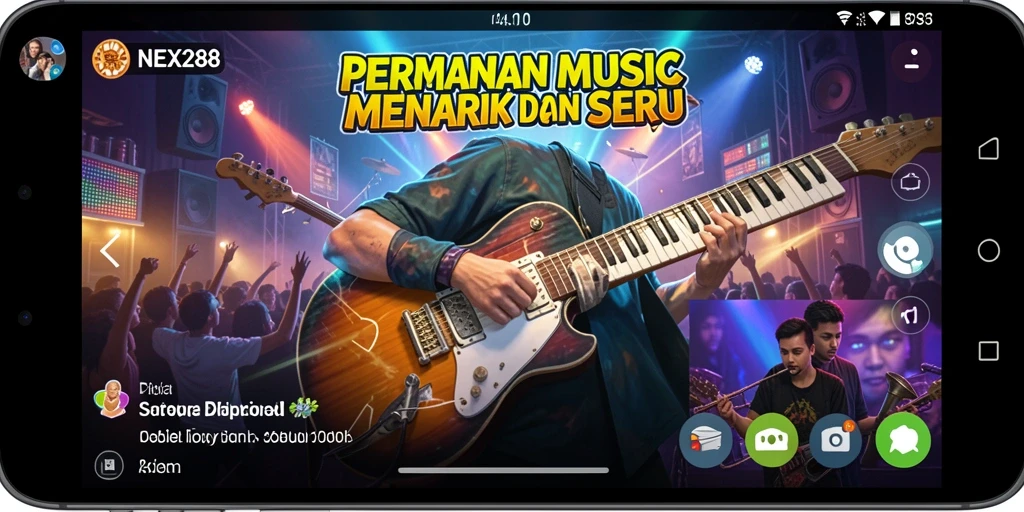 Tampilan gameplay seru dari aplikasi NEX288 yang interaktif.